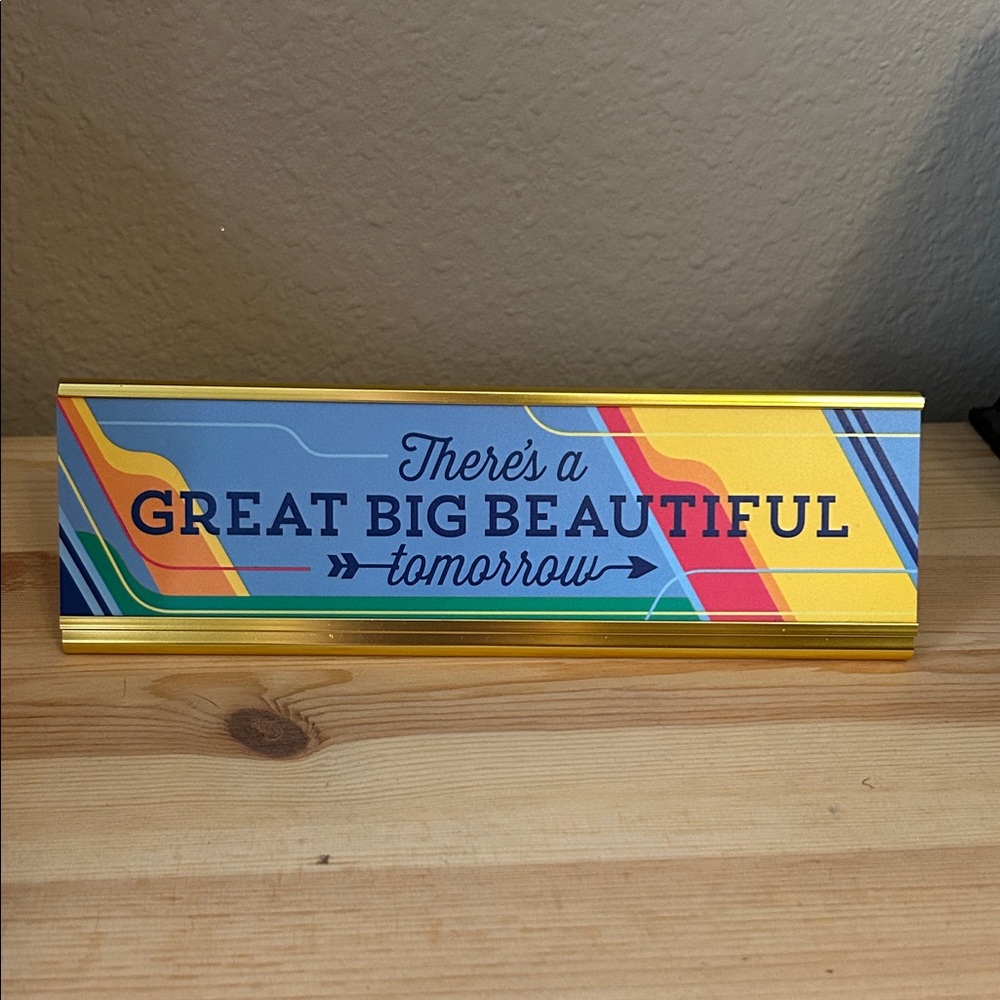 Carousel of Progress - Disney desk sign